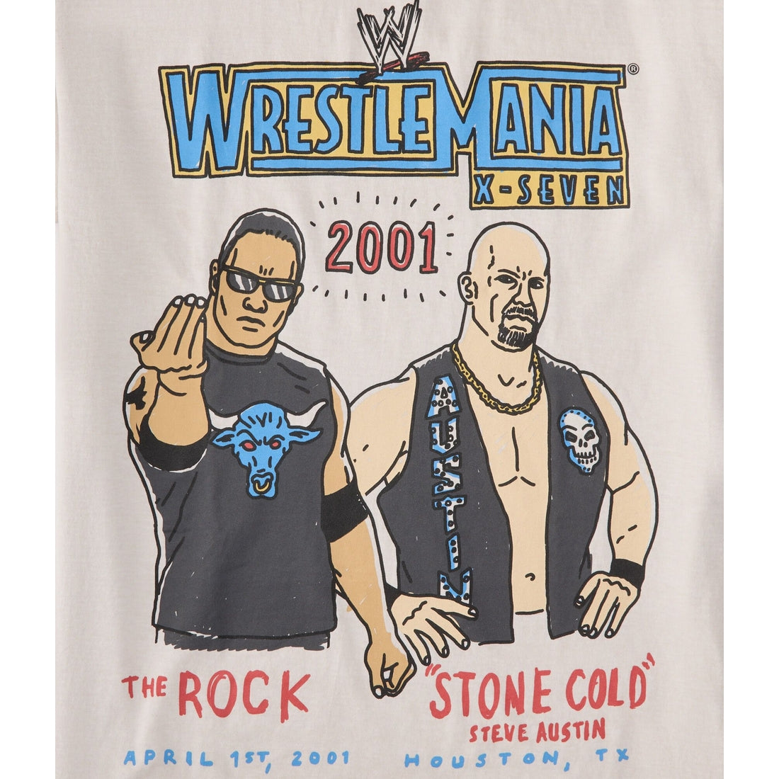 WWE 2001 WrestleMania Graphic Tee