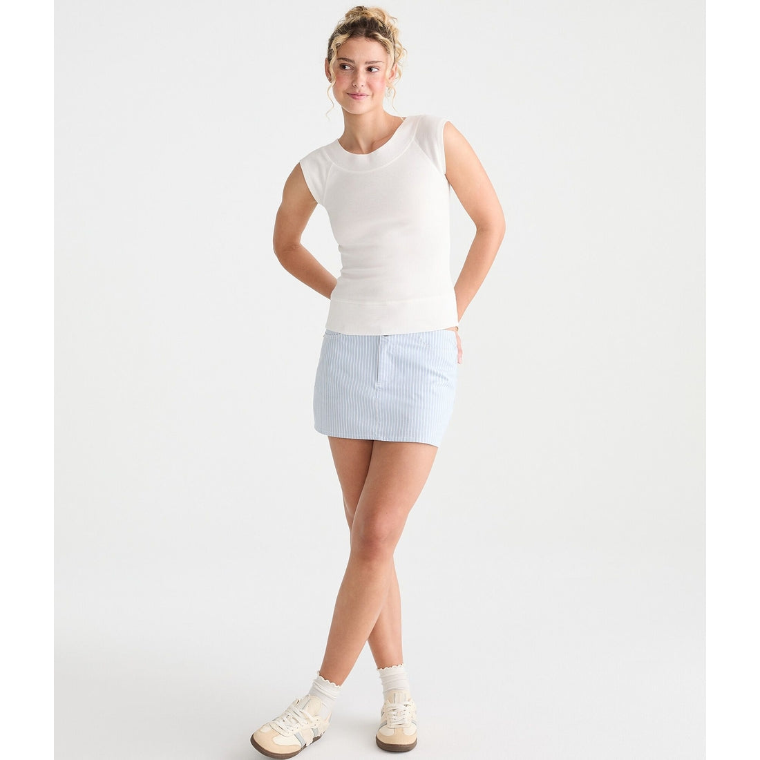 Seriously Soft Wide-Neck Raglan Tee