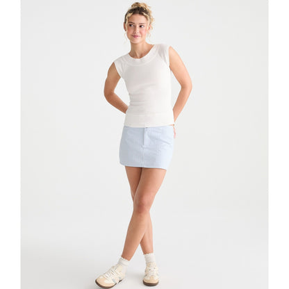 Seriously Soft Wide-Neck Raglan Tee
