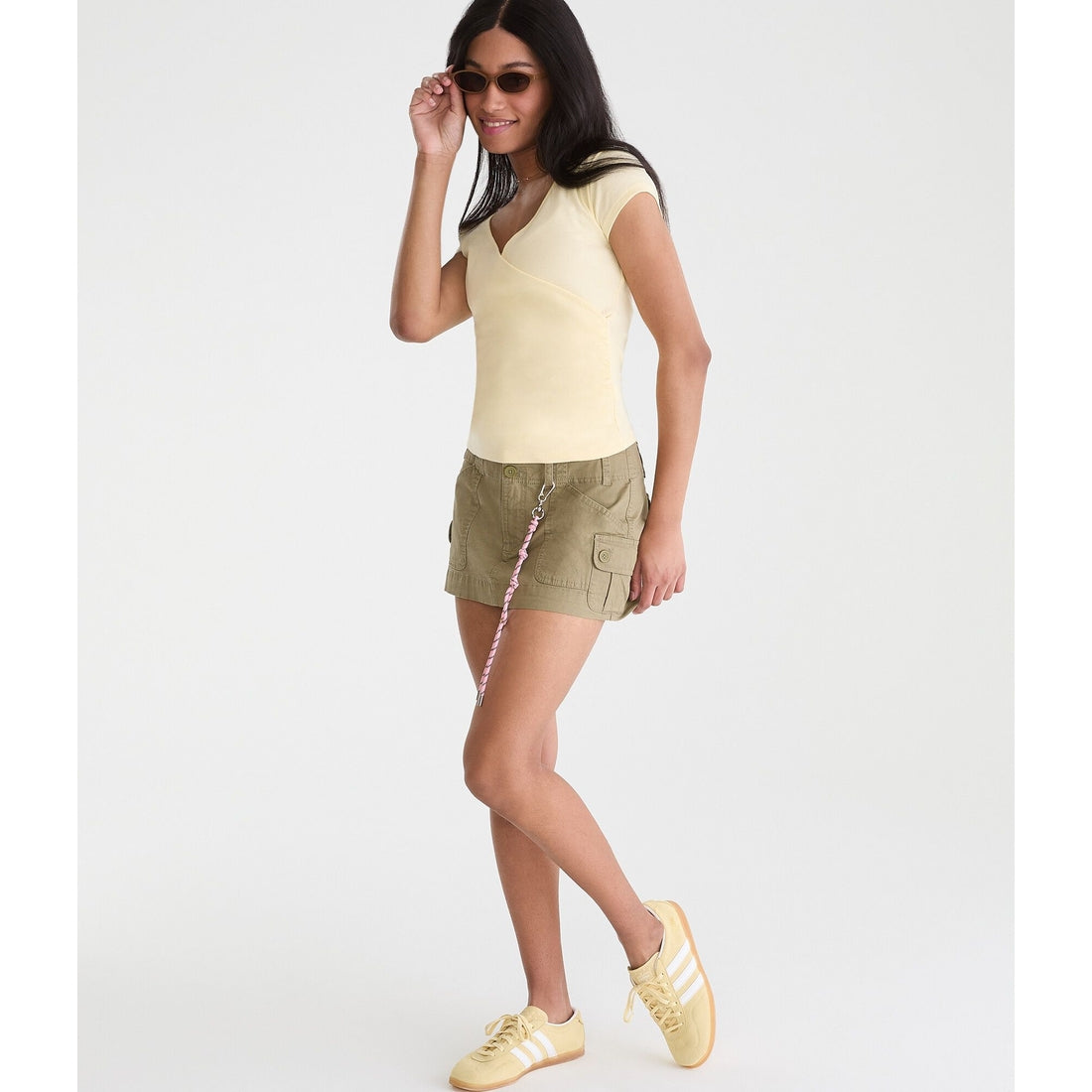 Seriously Soft Wrap-Front V-Neck Tee