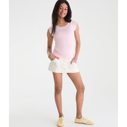 Seriously Soft Wide-Neck Raglan Tee