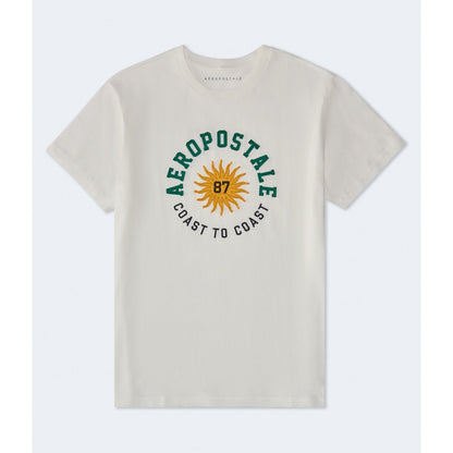 Aeropostale Circle Sun Applique Graphic Tee