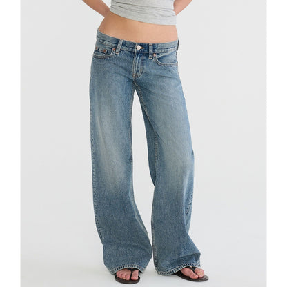 Super Low-Rise Baggy Wide Leg Jean