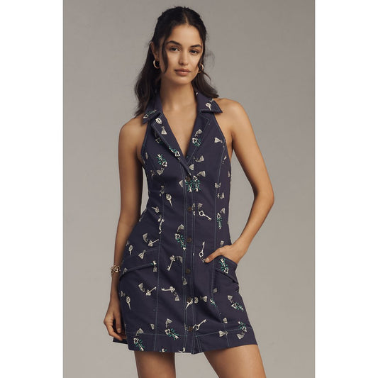 The Amelia Collared Mini Dress by Maeve