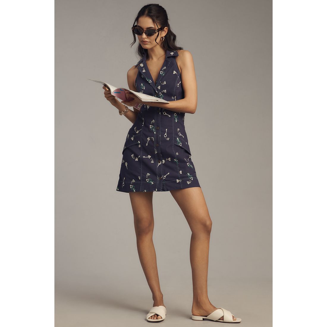 The Amelia Collared Mini Dress by Maeve
