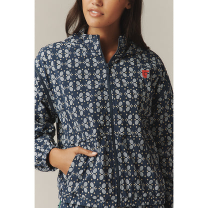 Tretorn x Anthropologie Printed Zip-Up Hoodie