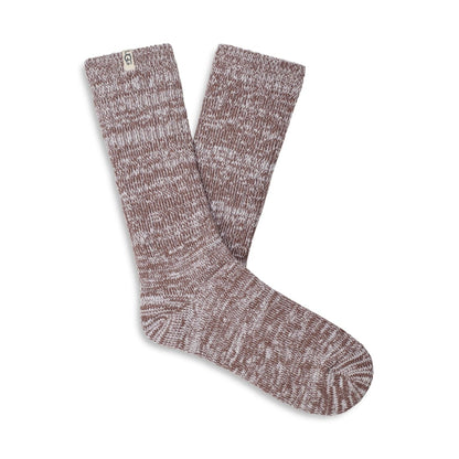 Women's Rib Knit Slouchy Crew Sock Polyester Blend/Recycled Materials