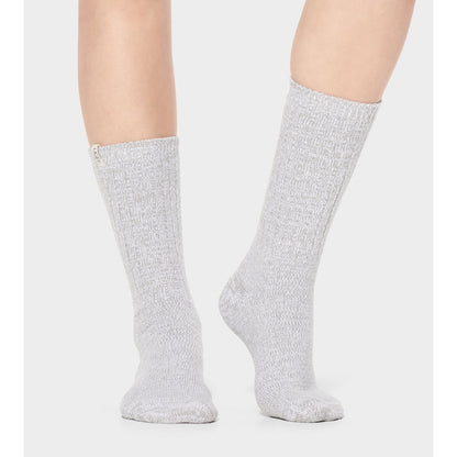 Women's Rib Knit Slouchy Crew Sock Polyester Blend/Recycled Materials