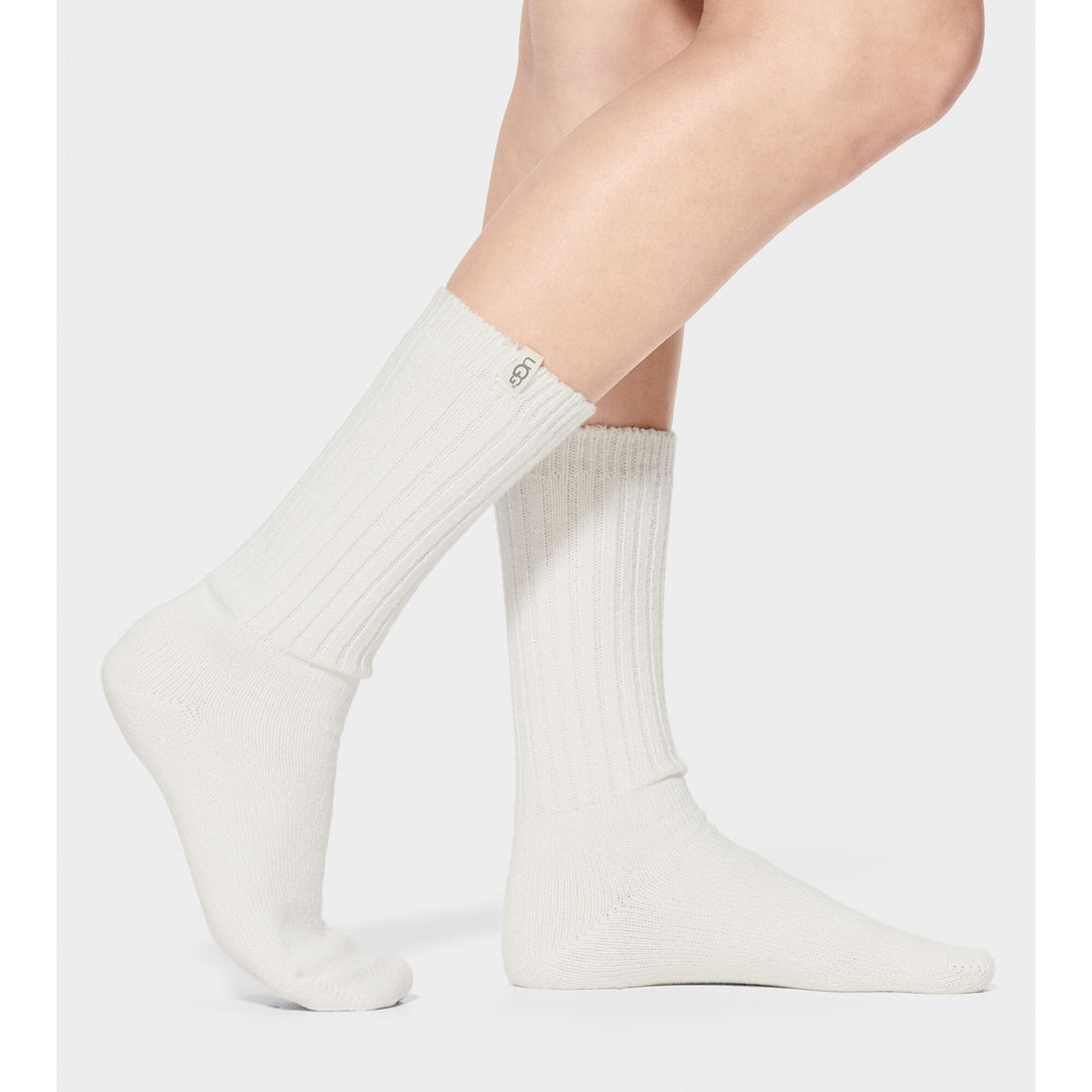 UGG® Women's Rib Knit Slouchy Crew Sock Polyester Blend/Recycled Materials