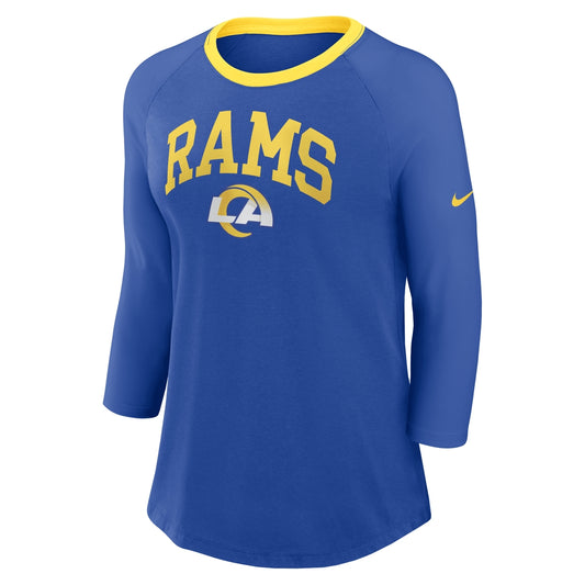 Los Angeles Rams Nike Women's NFL 3/4-Sleeve T-Shirt