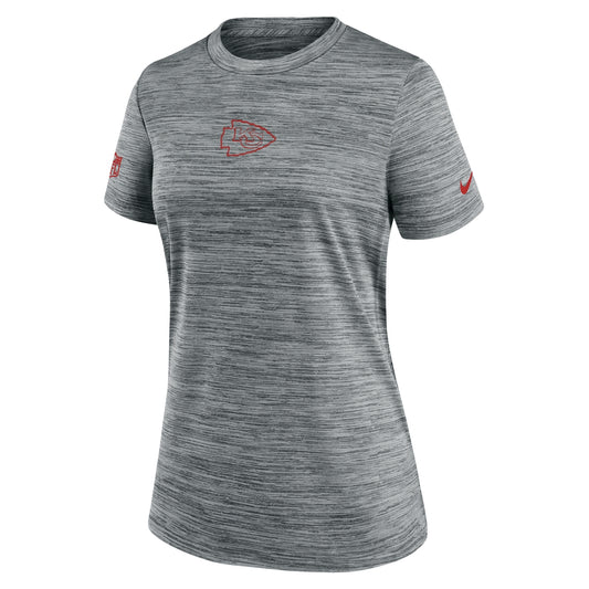 Kansas City Chiefs Sideline Team Issue Velocity Nike Women's Dri-FIT NFL T-Shirt