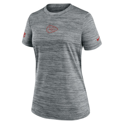 Kansas City Chiefs Sideline Team Issue Velocity Nike Women's Dri-FIT NFL T-Shirt