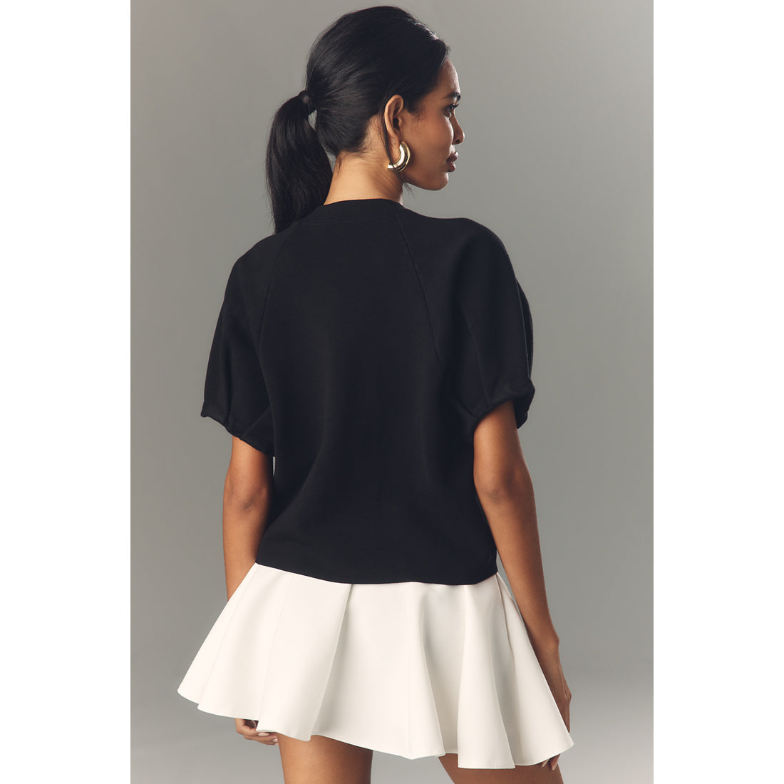 Crew-Neck Sweater T-Shirt by Anthropologie
