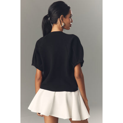 Crew-Neck Sweater T-Shirt by Anthropologie