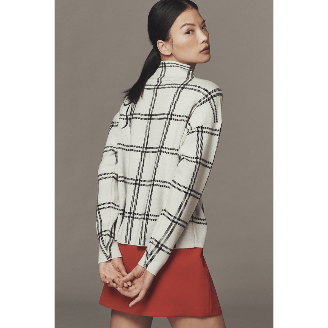 The Carys Mock-Neck Sweater by Maeve