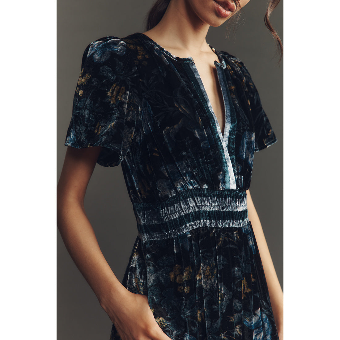 The Somerset Velvet Maxi Dress by The Somerset Collection by Anthropologie