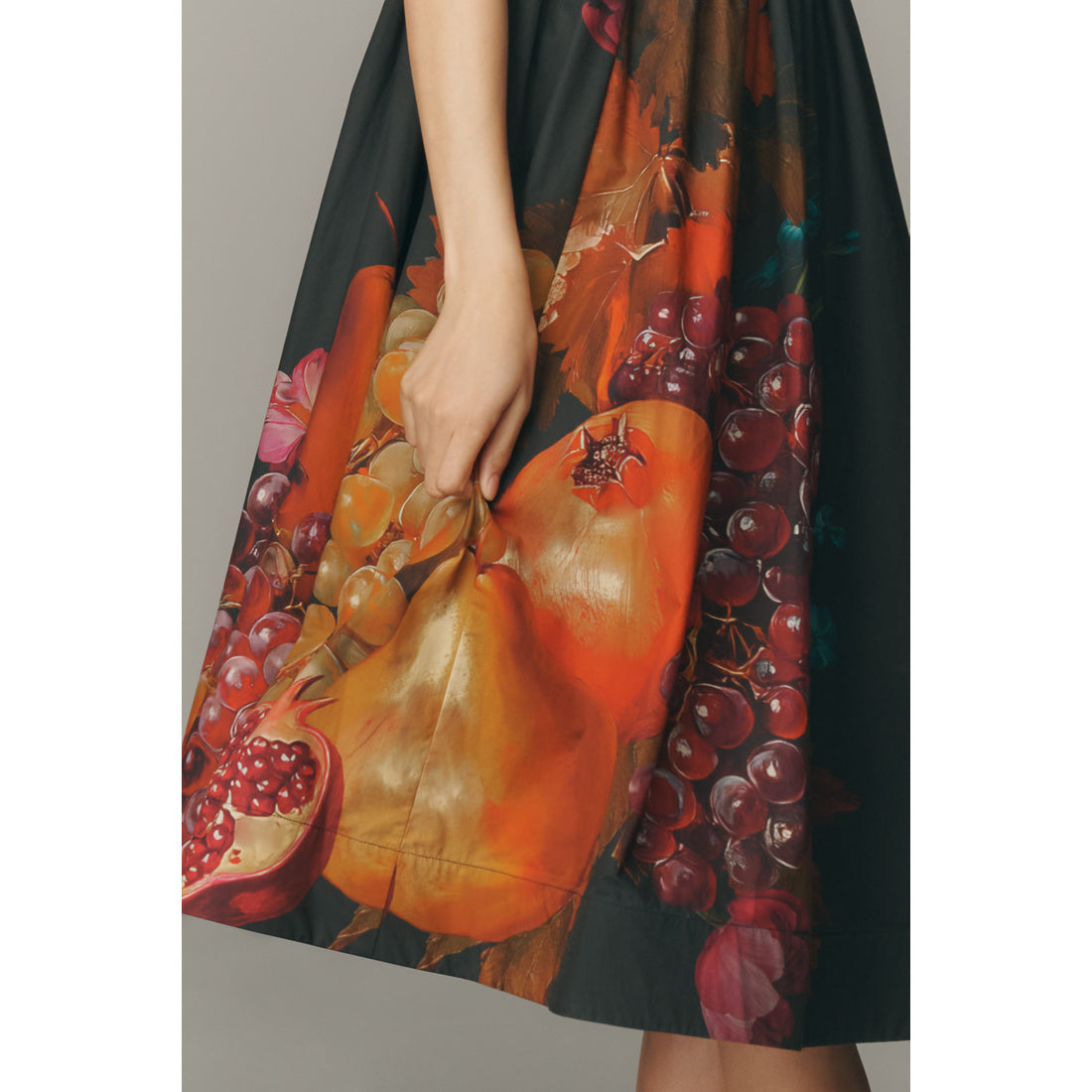 Twofer Faux-Leather Babydoll Dress by Maeve