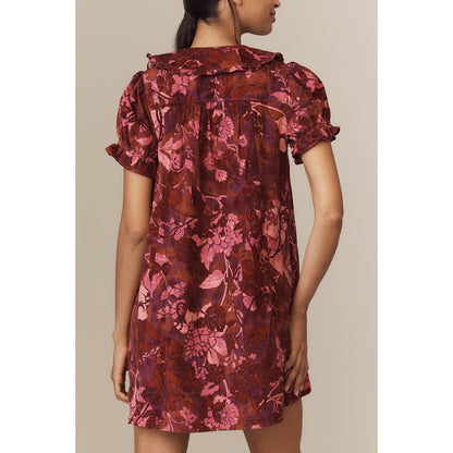 The Keira Corduroy Mini Dress by Pilcro, Women's, Size: Small, Cotton at Anthropologie
