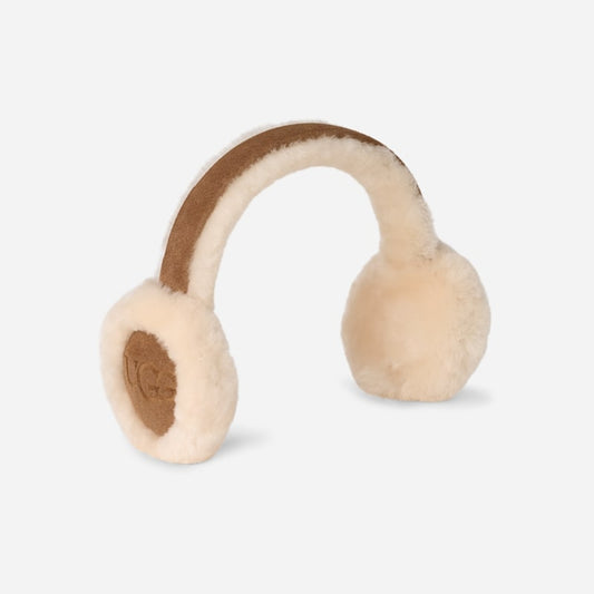 UGG® Kids' Embroidered Logo Earmuff Sheepskin