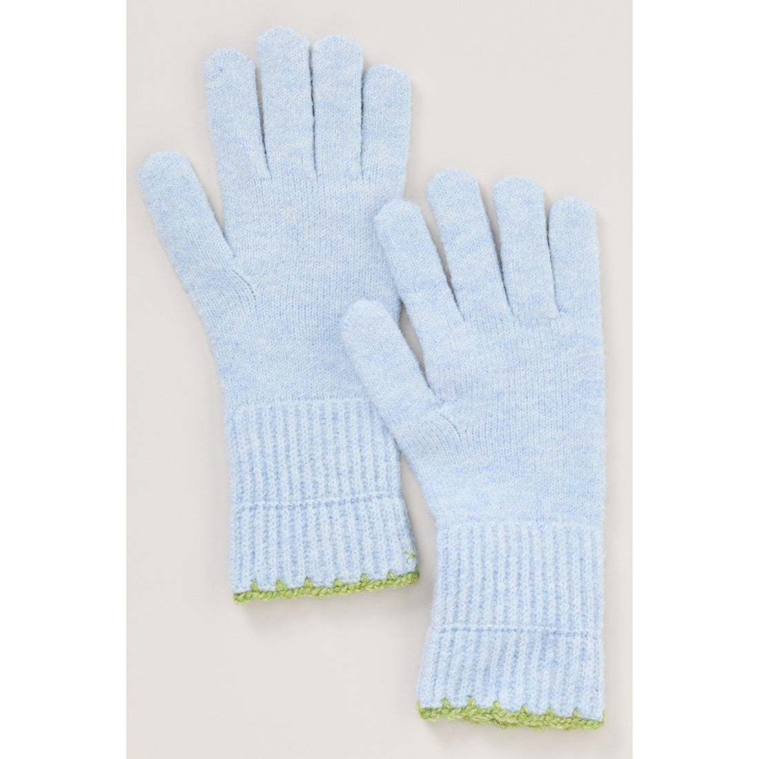 Solid Ribbed Knit Gloves by Maeve