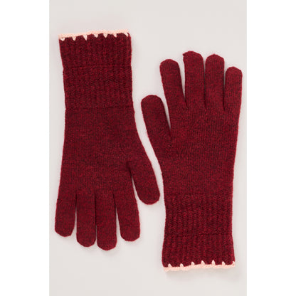 Solid Ribbed Knit Gloves by Maeve