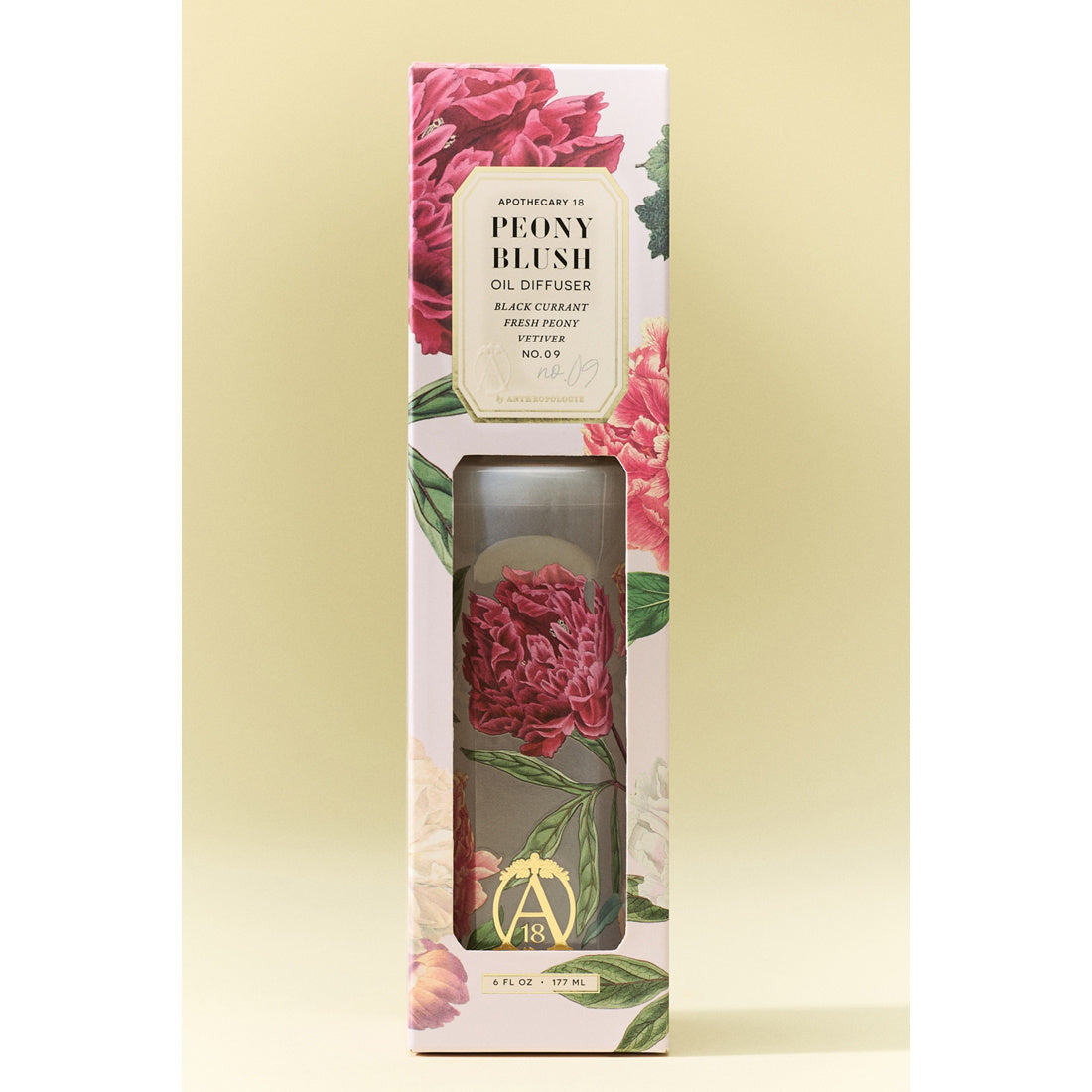 Apothecary 18 Floral Peony Blush Glass Reed Diffuser by Apothecary 18 by Anthropologie