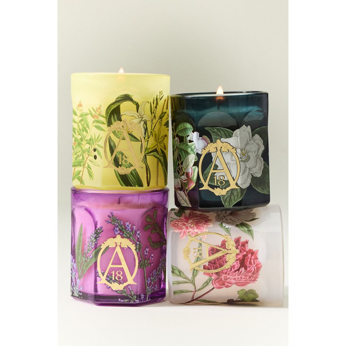 Apothecary 18 Floral Peony Blush Boxed Glass Candle by Apothecary 18 by Anthropologie