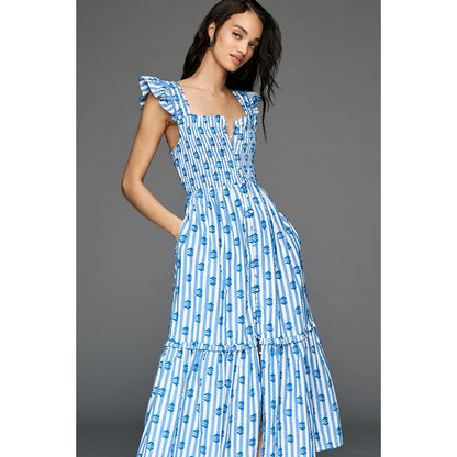 The Peregrine Midi Dress by Anthropologie