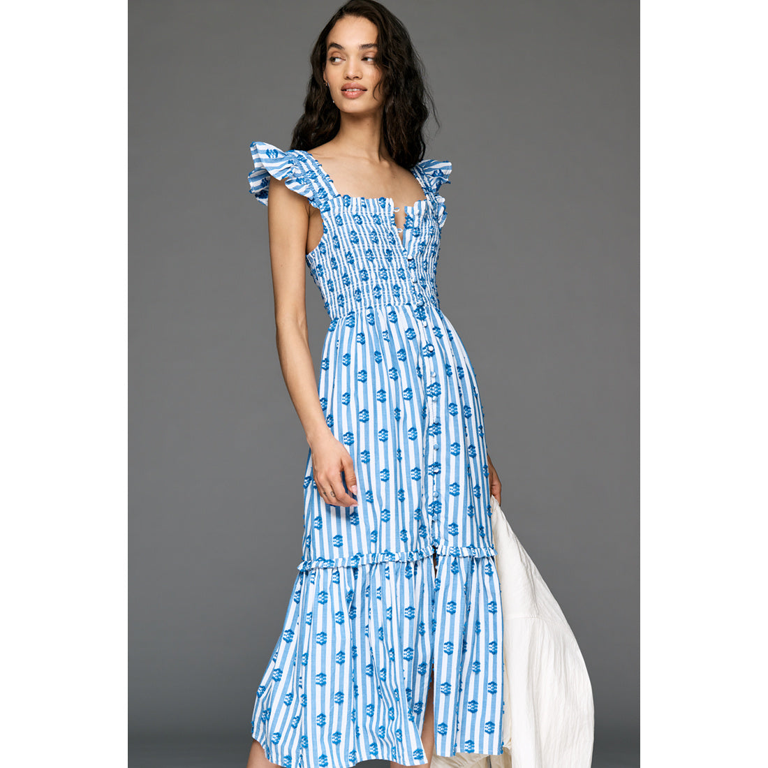 The Peregrine Midi Dress by Anthropologie