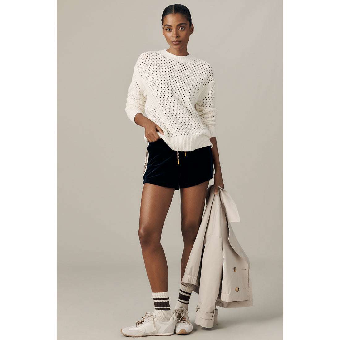 Grady Bouclé Knit Sweater by Varley
