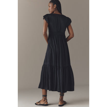 The Peregrine Silky Midi Dress by Anthropologie