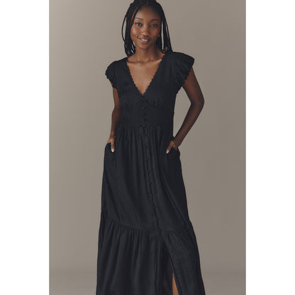 The Peregrine Silky Midi Dress by Anthropologie