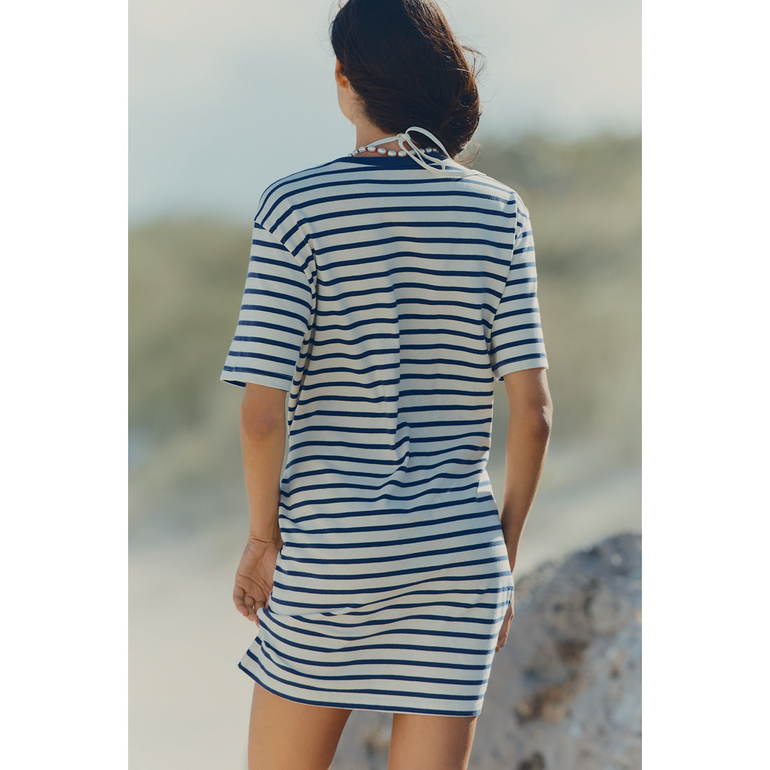 Daily Practice Tie-Waist Mini T-Shirt Dress by Daily Practice by Anthropologie