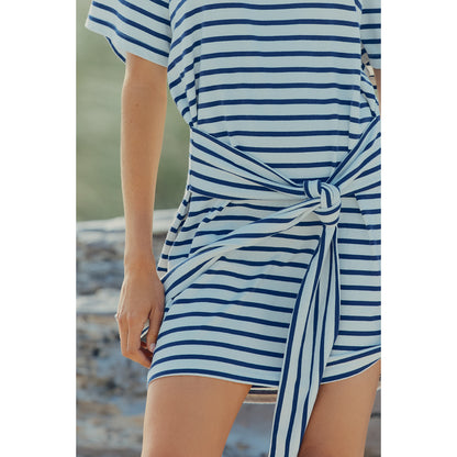 Daily Practice Tie-Waist Mini T-Shirt Dress by Daily Practice by Anthropologie