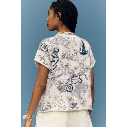 Caitlin Cotton Boxy T-Shirt by Maeve