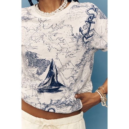Caitlin Cotton Boxy T-Shirt by Maeve
