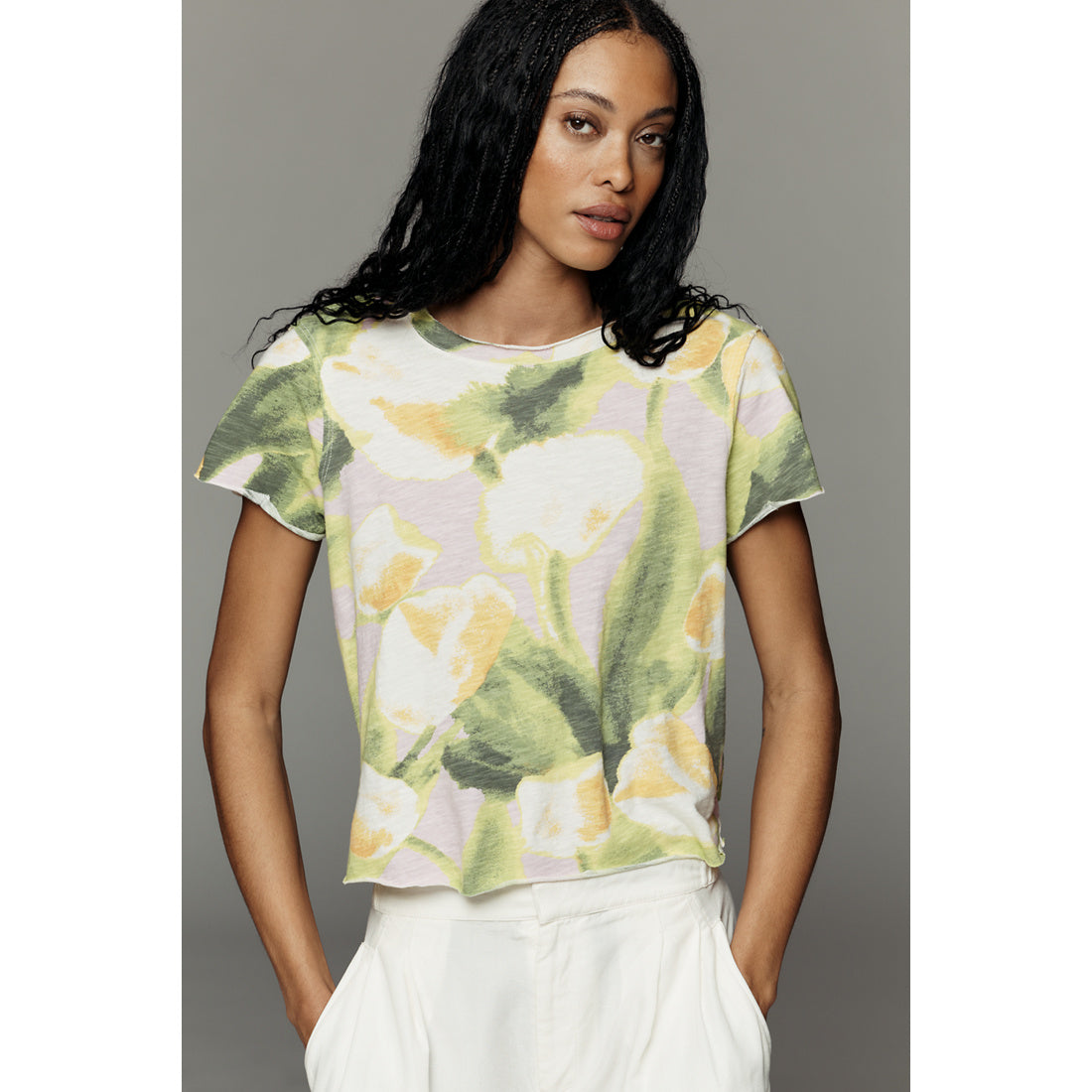 Caitlin Cotton Boxy T-Shirt by Maeve