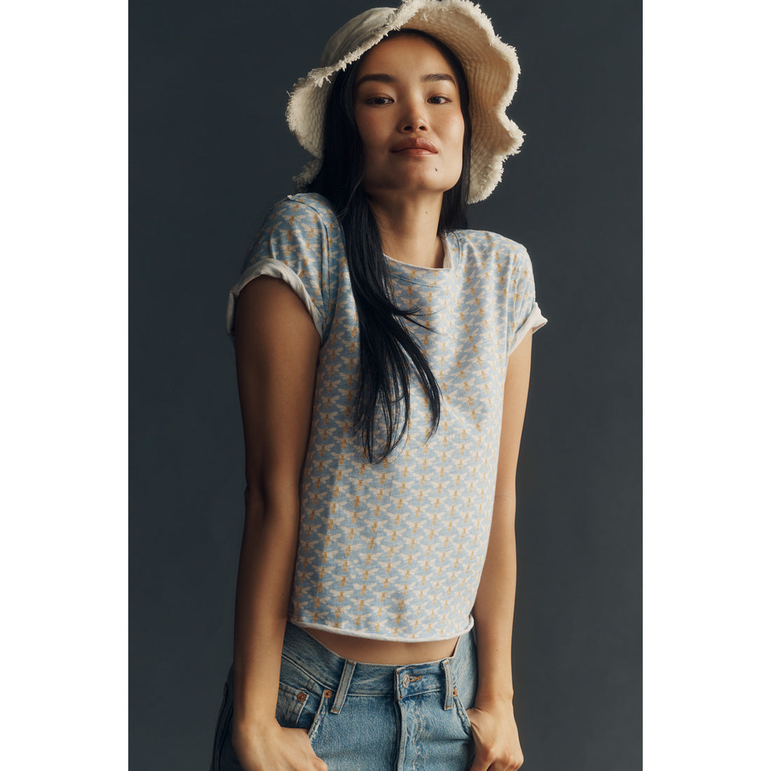 Caitlin Cotton Boxy T-Shirt by Maeve