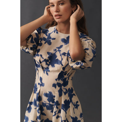 Tobie Puff-Sleeve Mini Dress by Exquise