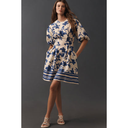 Tobie Puff-Sleeve Mini Dress by Exquise
