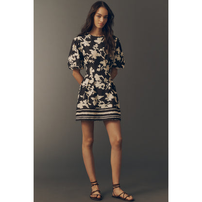 Tobie Puff-Sleeve Mini Dress by Exquise