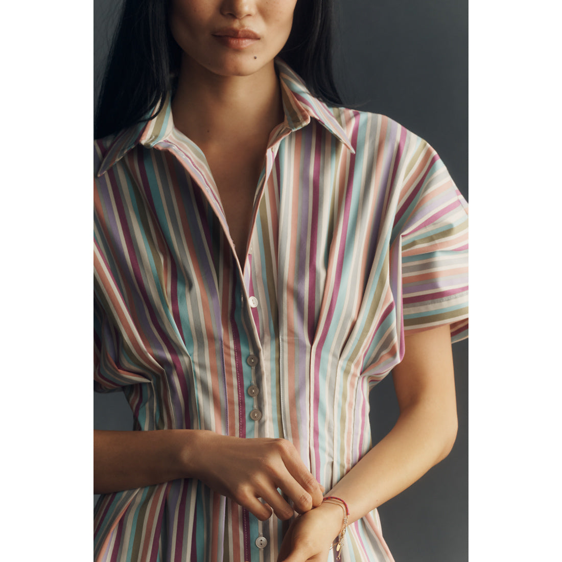 The Tobie Mini Shirt Dress by Exquise