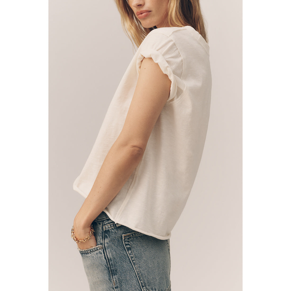 Caitlin Cotton Boxy T-Shirt by Maeve