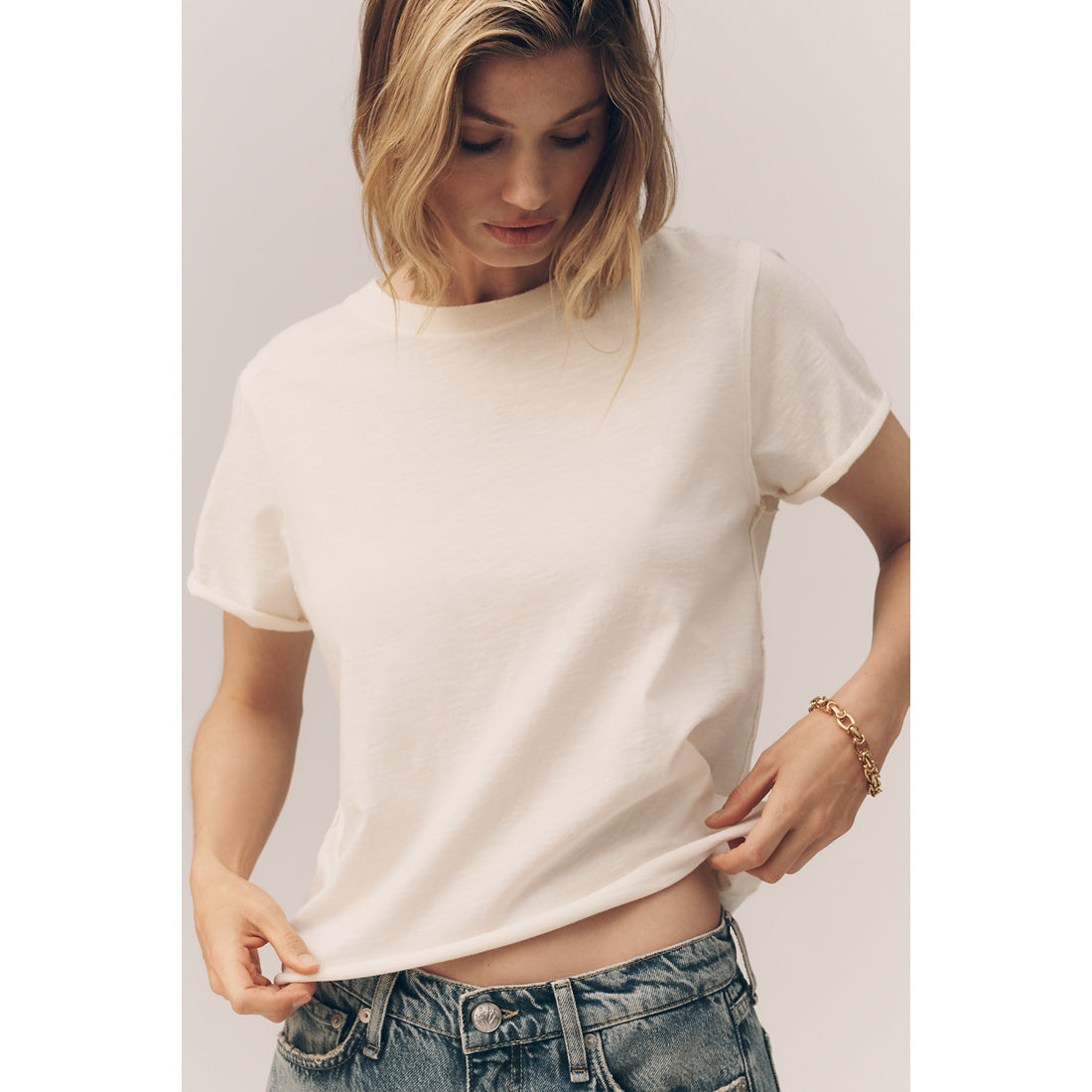 Caitlin Cotton Boxy T-Shirt by Maeve