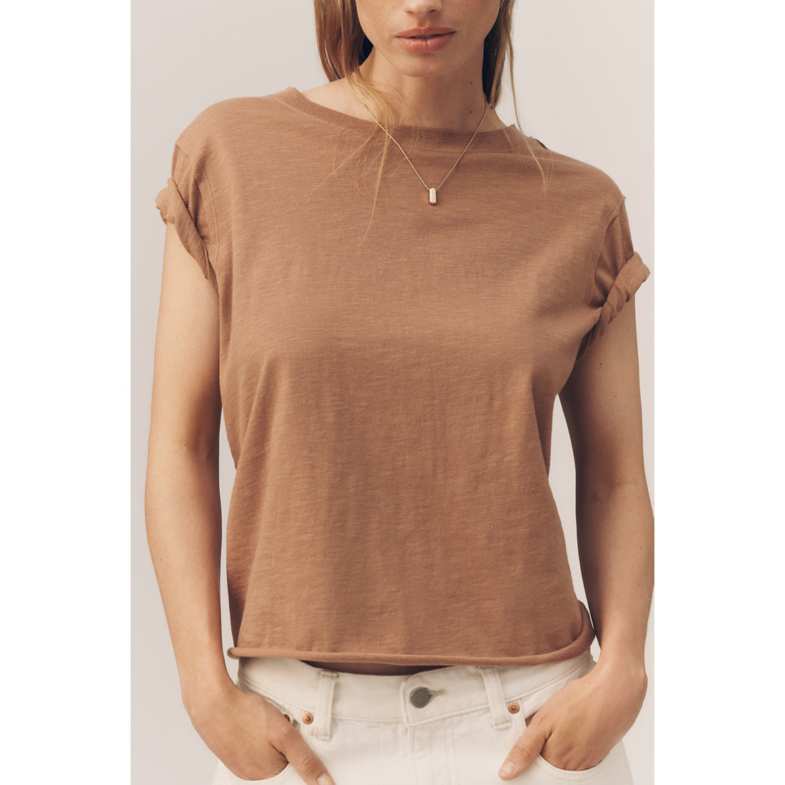 Caitlin Cotton Boxy T-Shirt by Maeve
