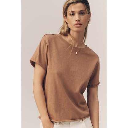Caitlin Cotton Boxy T-Shirt by Maeve