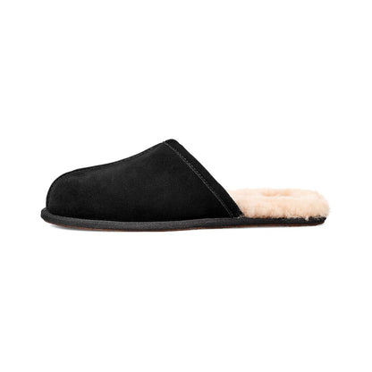 Men's Scuff Sheepskin Backless Slipper