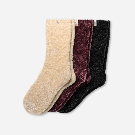UGG® Women's Leda Sparkle 3 Pack Polyester Blend