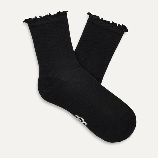 UGG® Women's Karsyn Lettuce Edge Sock Cotton Blend