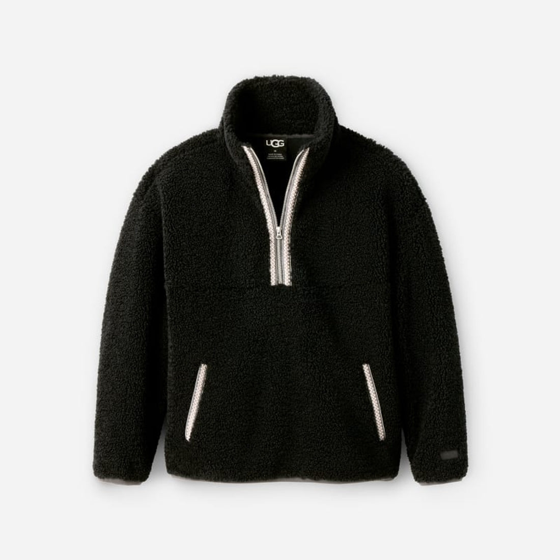 UGG® Men's UGG®braid Half Zip Fleece/Recycled Materials Tops